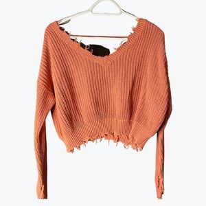 Crop Sweater material, medium, cute detail, I’m 5’4